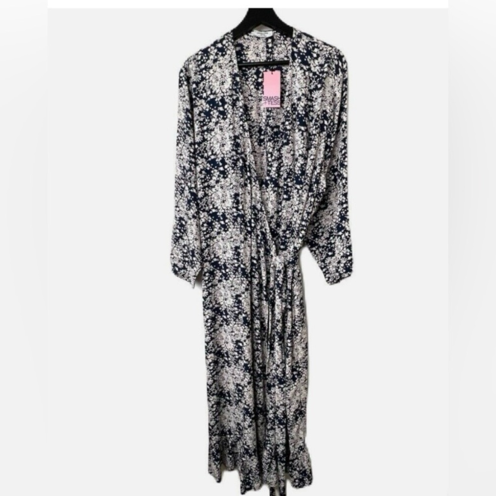 Smash + Tess Navy and White Floral Dress